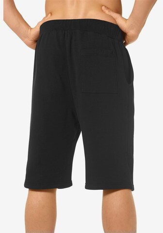 LONSDALE Regular Shorts in Schwarz