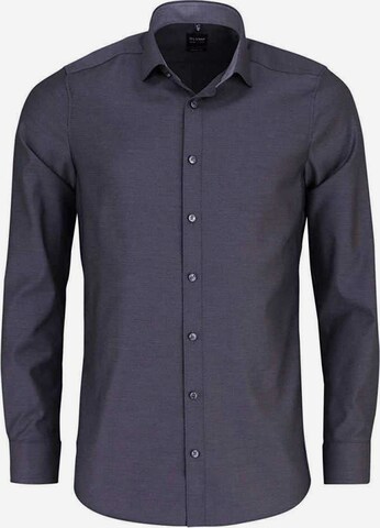 OLYMP Business Shirt in Grey: front