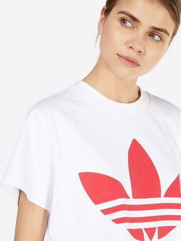 ADIDAS ORIGINALS Shirt 'TREFOIL' in Wit