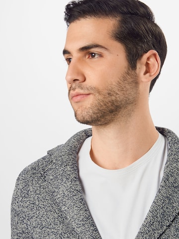 JACK & JONES Regular Fit Sweatblazer 'CARTER' in Grau