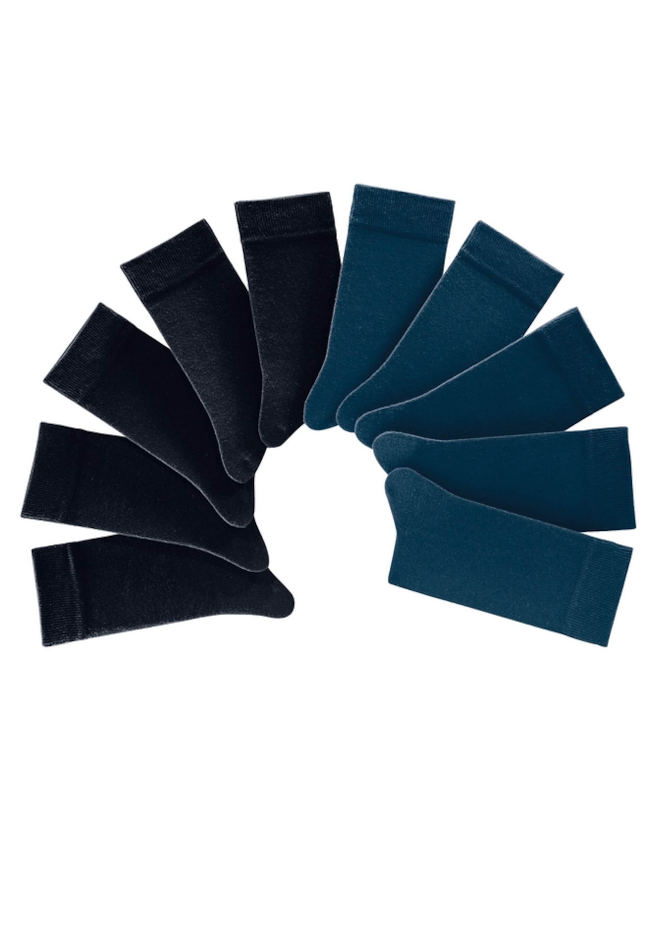 H.I.S Къси чорапи в синьо: отпред