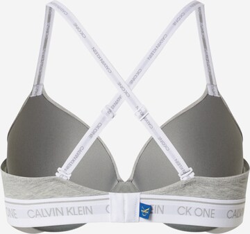 Calvin Klein Underwear Regular Rintaliivi 'LIGHTLY LINED DEMI' värissä harmaa