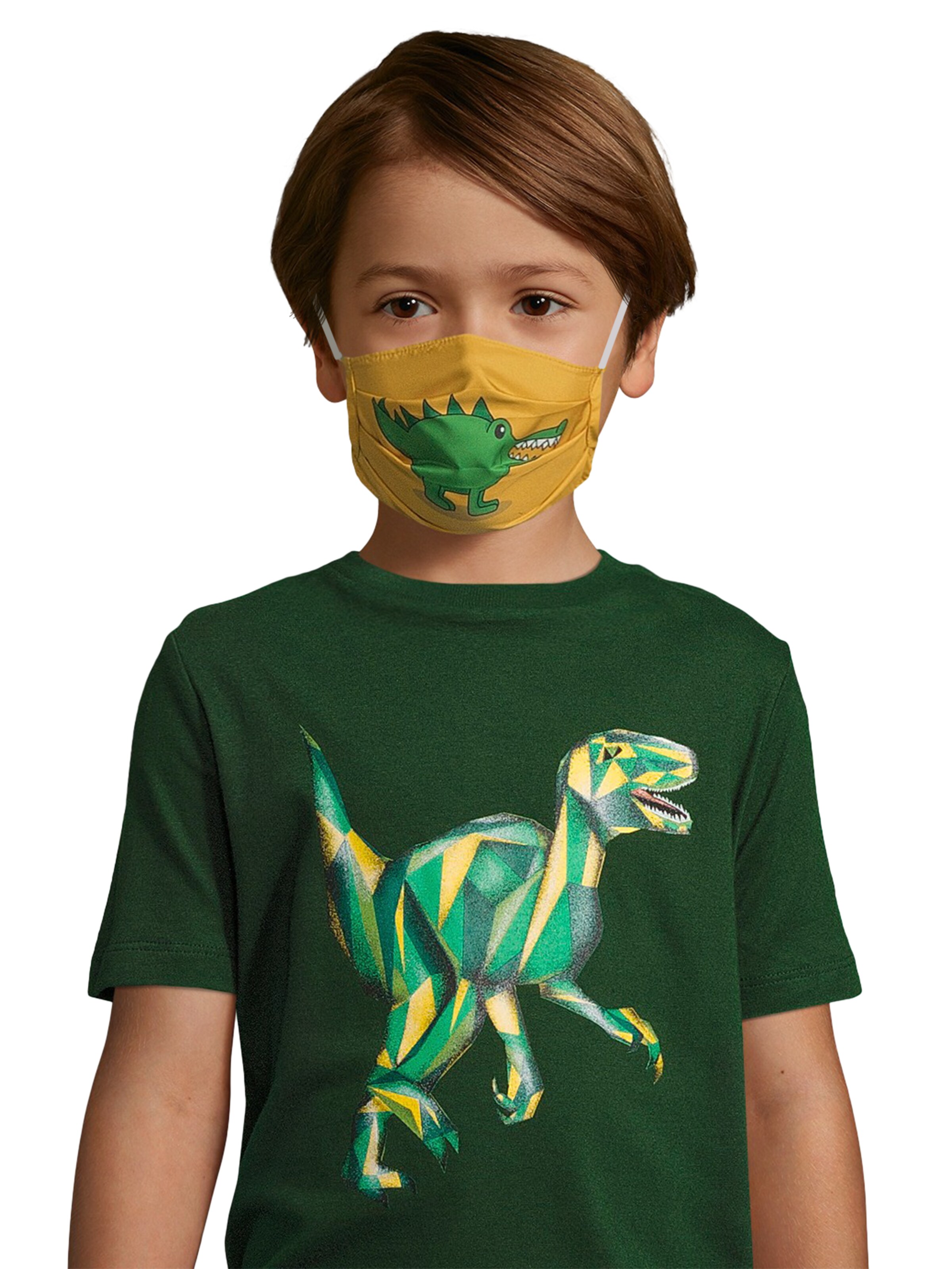 Mask with Attitude Doek &#x27;Crocodile&#x27; in Geel