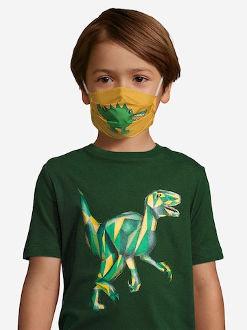 Mask with Attitude - Lenço 'Crocodile' em amarelo