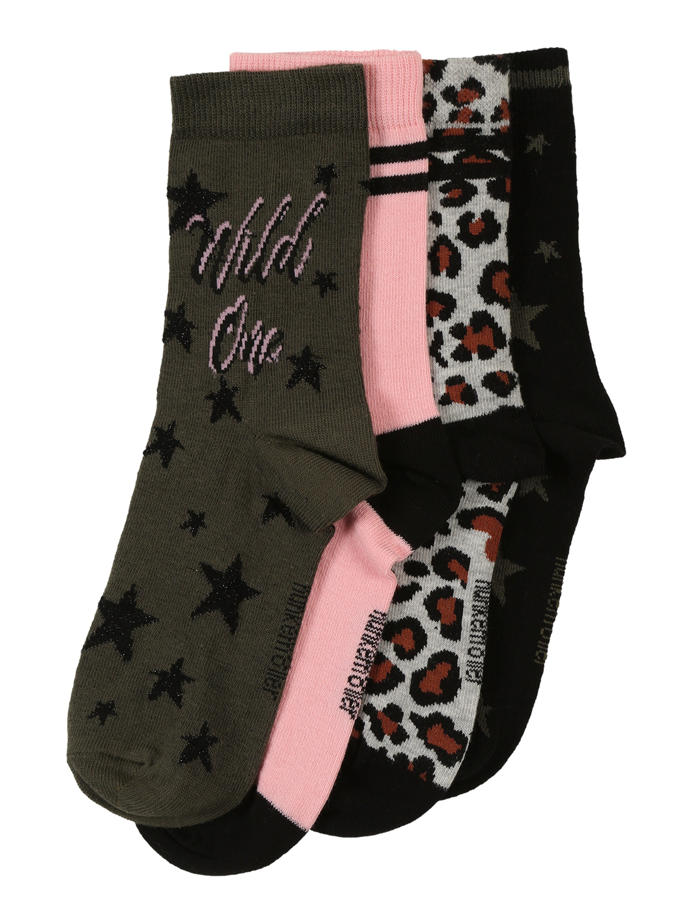 Hunkemöller - Sokken '4P Cotton Socks Animal' in de kleur Gemengde kleuren
