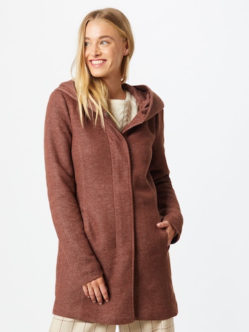 Manteau mi-saison 'Sedona' ONLY en marron : devant