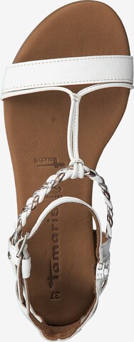 TAMARIS Remienkové sandále - biela: horná strana