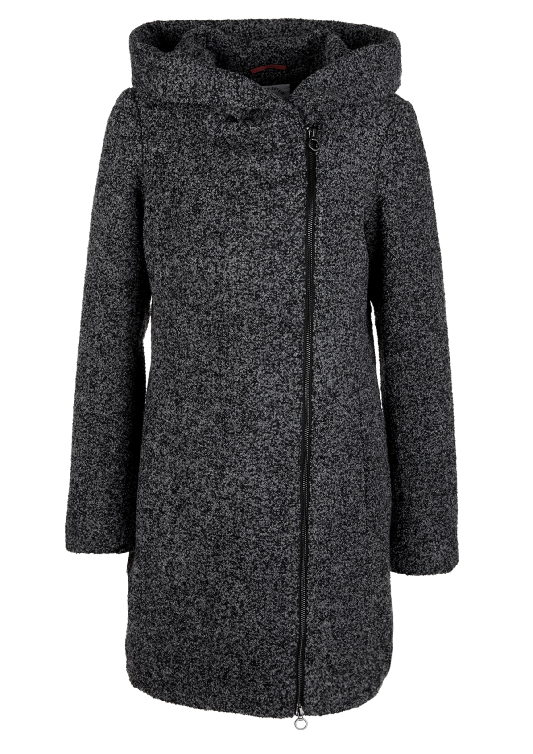 s.Oliver - Tussenmantel in de kleur Grijs gemêleerd