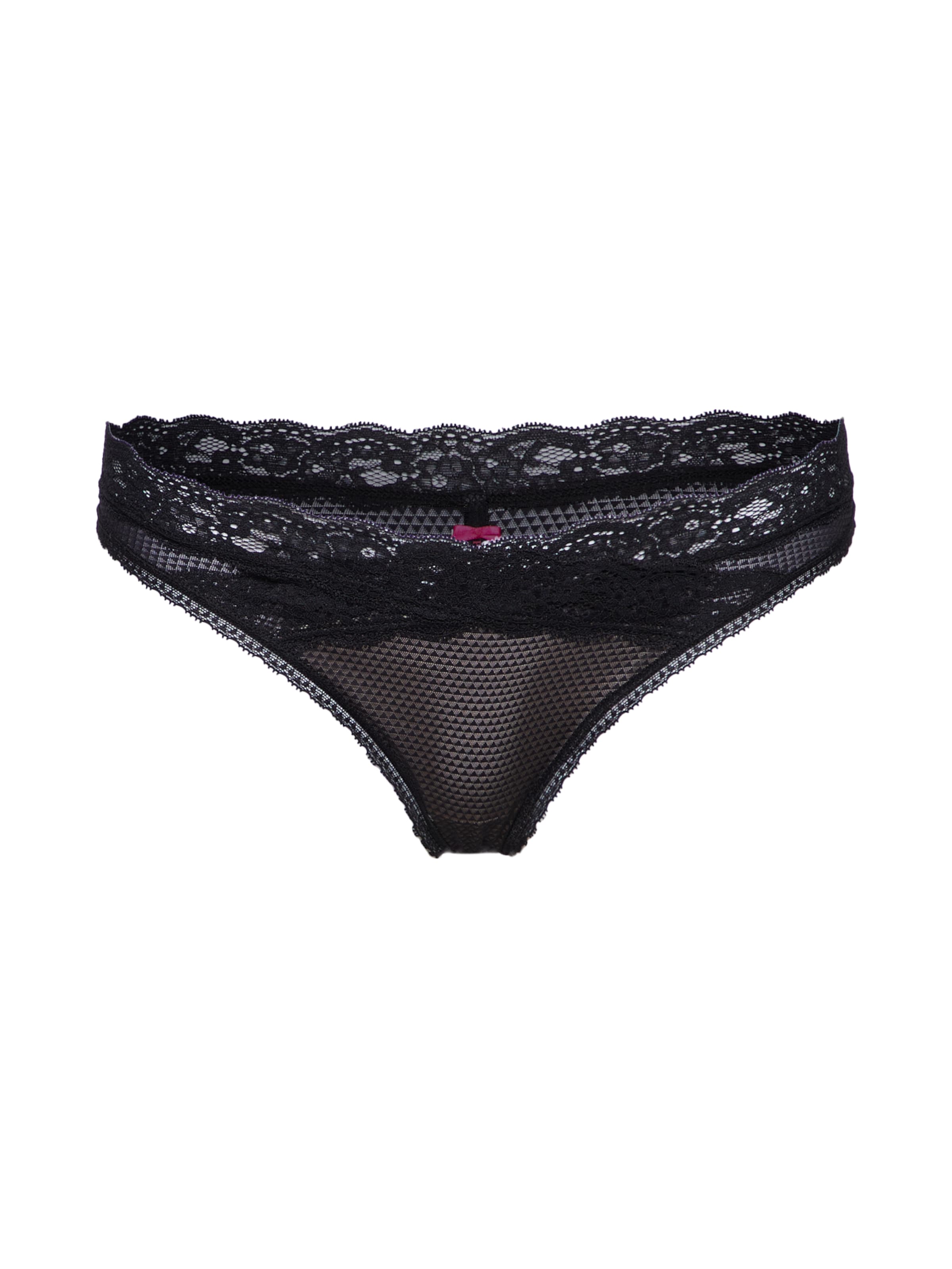 PASSIONATA String 'BROOKLYN' in Black: front