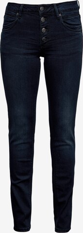 QS Slimfit Jeans 'Catie' in Blauw: voorkant