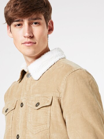 Urban Classics Jacke 'Sherpa' in Beige