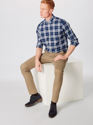 Coupe slim Pantalon chino 'JJIMarco JJBowie' JACK & JONES en beige