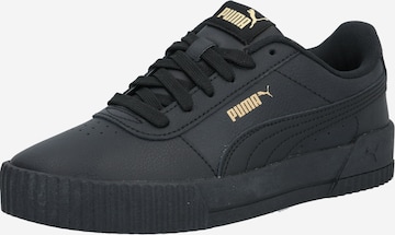 PUMA - Zapatillas deportivas bajas en negro: frente
