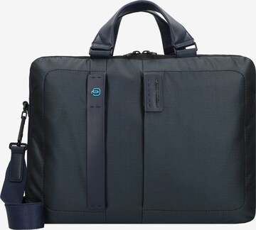 Piquadro Laptoptas in Blauw: voorkant