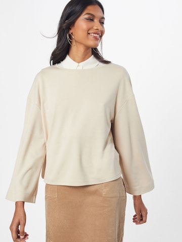 ABOUT YOUSweater majica 'Genia' - bež boja: prednji dio