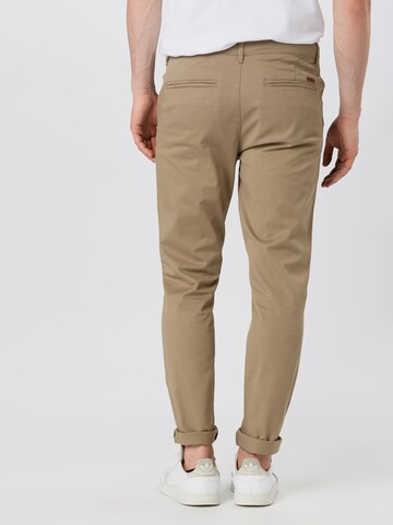 JACK & JONES Slimfit Chinobyxa 'Marco Dave' i beige