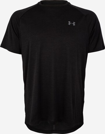 UNDER ARMOUR - Camiseta funcional 'Tech 2.0' en negro: frente