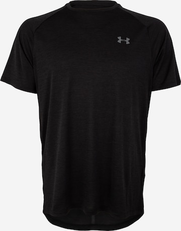 UNDER ARMOUR Performance shirt 'Tech 2.0' in Black: front