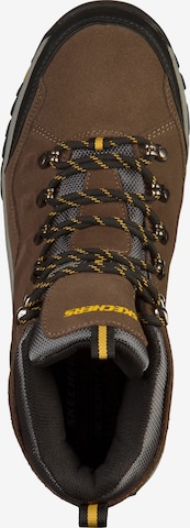 SKECHERS Lace-Up Boots 'Relment-Pelmo' in Brown