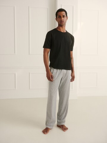 Black & Grey Loungewear Look by GMK Men