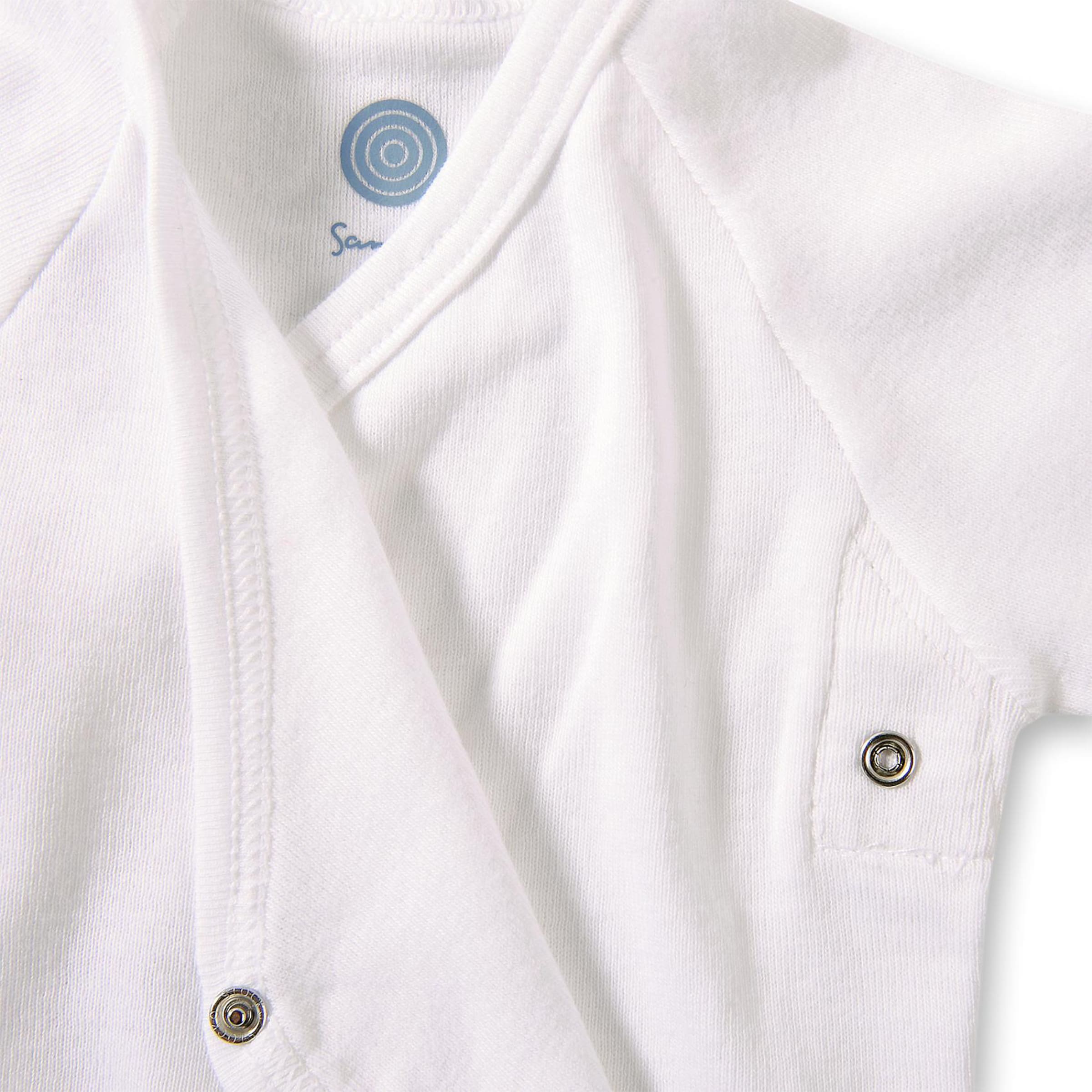 Tutina / body per bambino di Sanetta in bianco