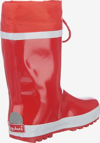 PLAYSHOES Rubber Boots in Red