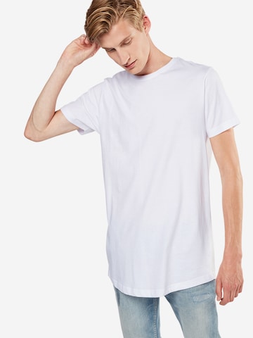 T-Shirt Urban Classics en blanc : devant