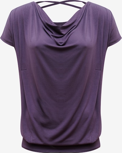 YOGISTAR.COM Performance Shirt 'Flowing' in Dark purple, Item view