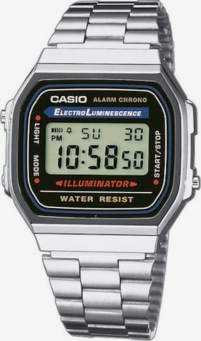 Montre digitale CASIO en argent : devant