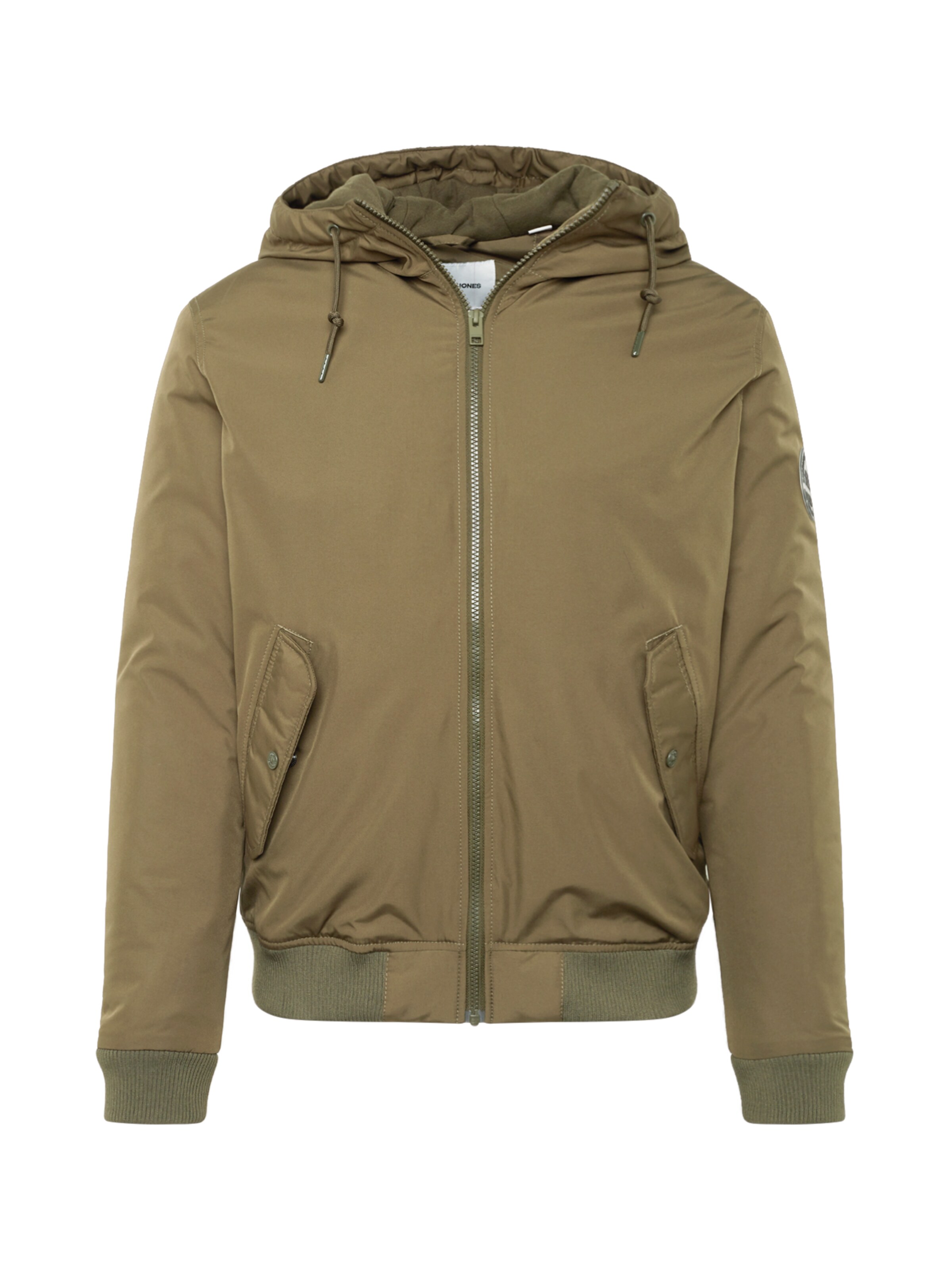 JACK & JONES - Winterjas 'DOPE' in de kleur Donkergroen