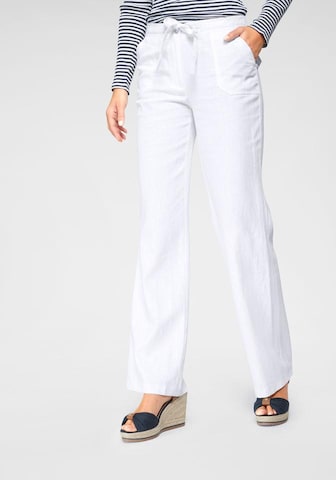 CHEER Loose fit Pants in White: front