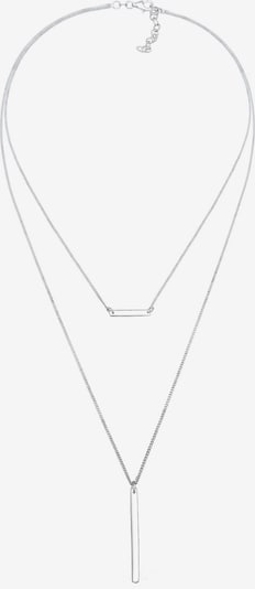 ELLI Halskette 'Geo Layer' in silber, Produktansicht