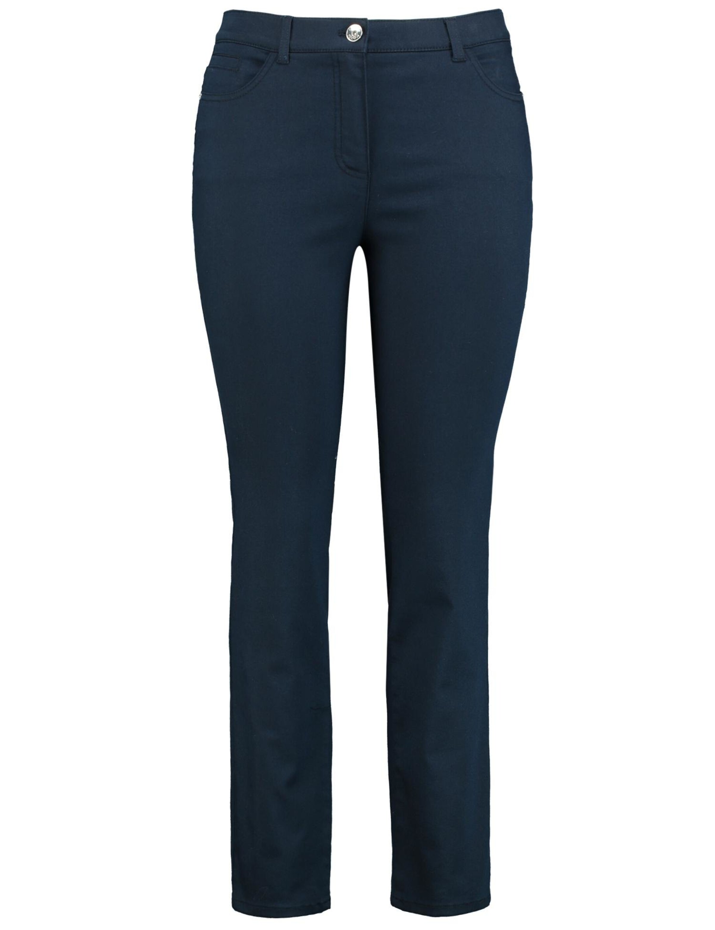 Coupe slim Pantalon 'Betty' SAMOON en bleu