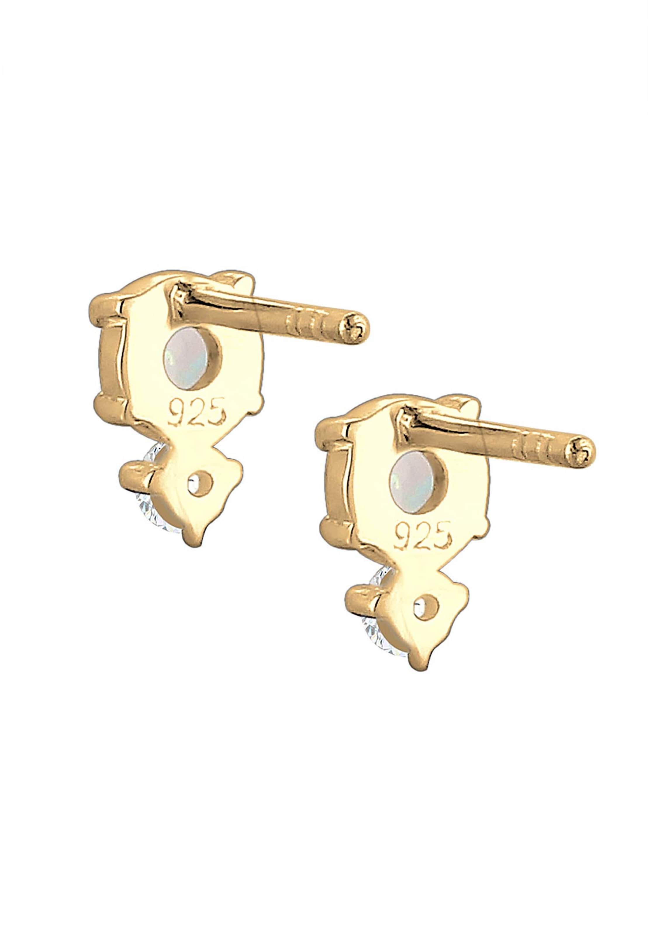 Boucles d'oreilles 'Geo Kreis' ELLI en or