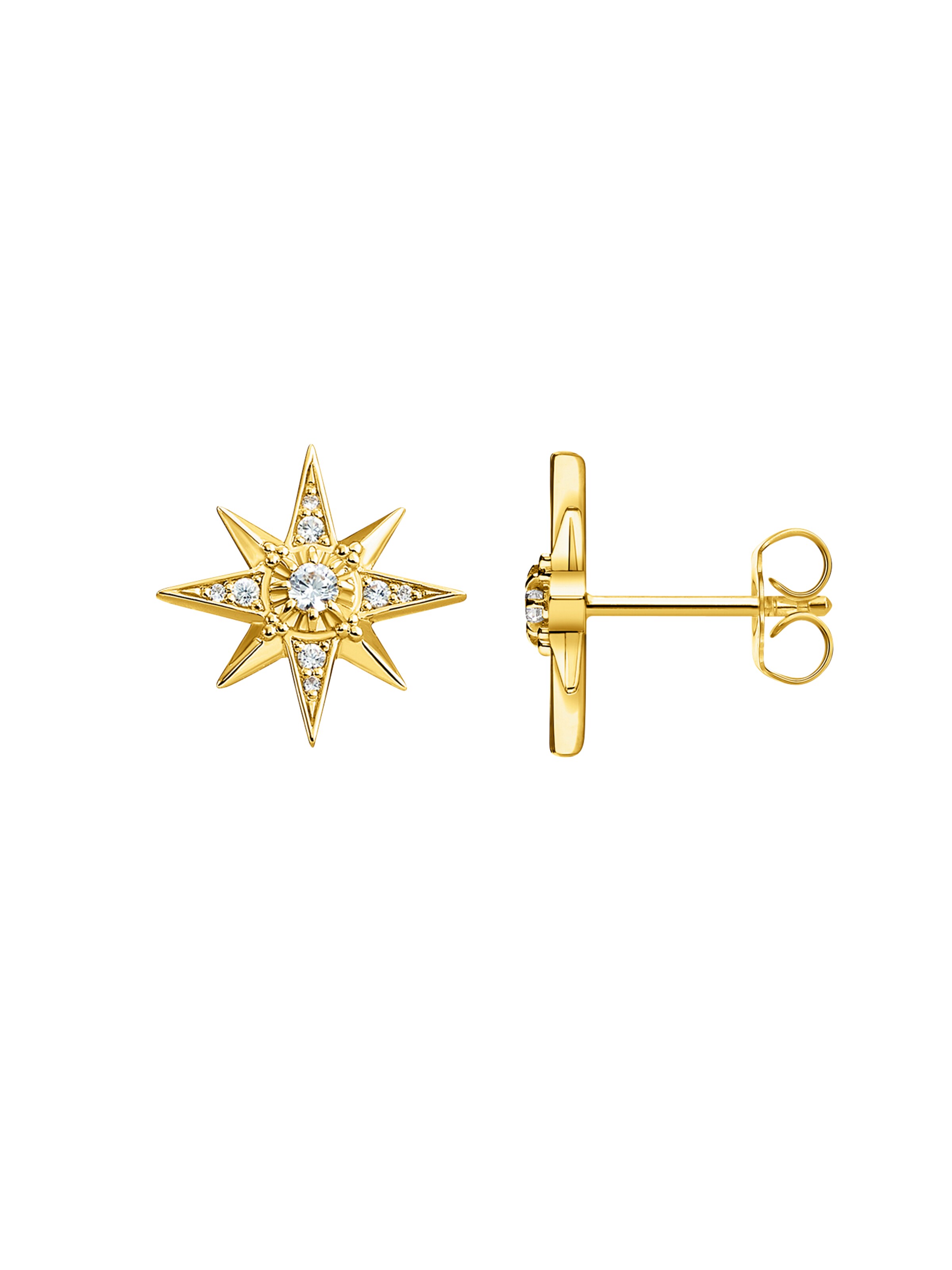 Thomas Sabo - Ohrstecker 'Sterne' in gold