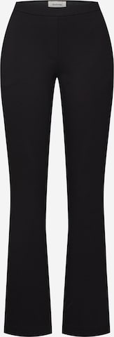 modström جينز واسع من الأسفل سراويل 'Tanny' بلون أسود: الأمام