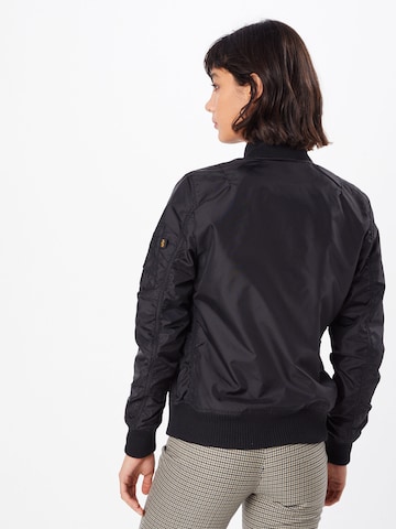 Veste mi-saison ALPHA INDUSTRIES en noir : derrière