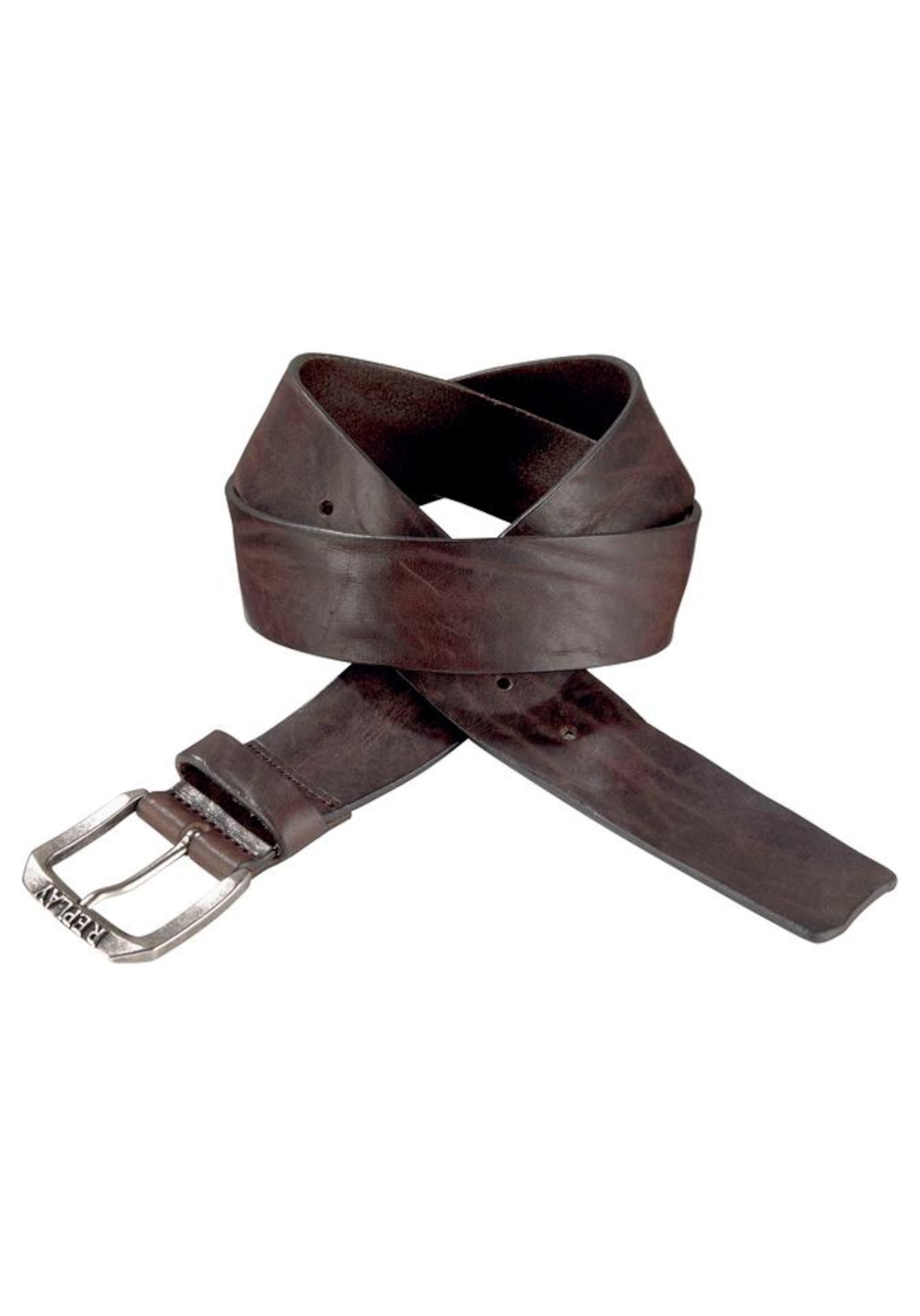 REPLAY Vyö värissä ruskea: etupuoli