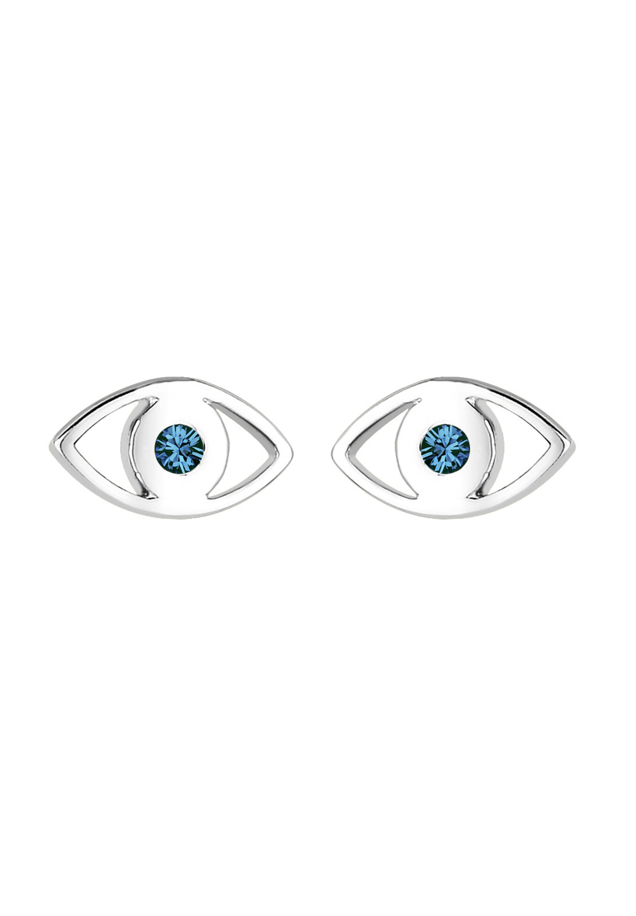 ELLI Earrings 'Evil Eye' in Silver