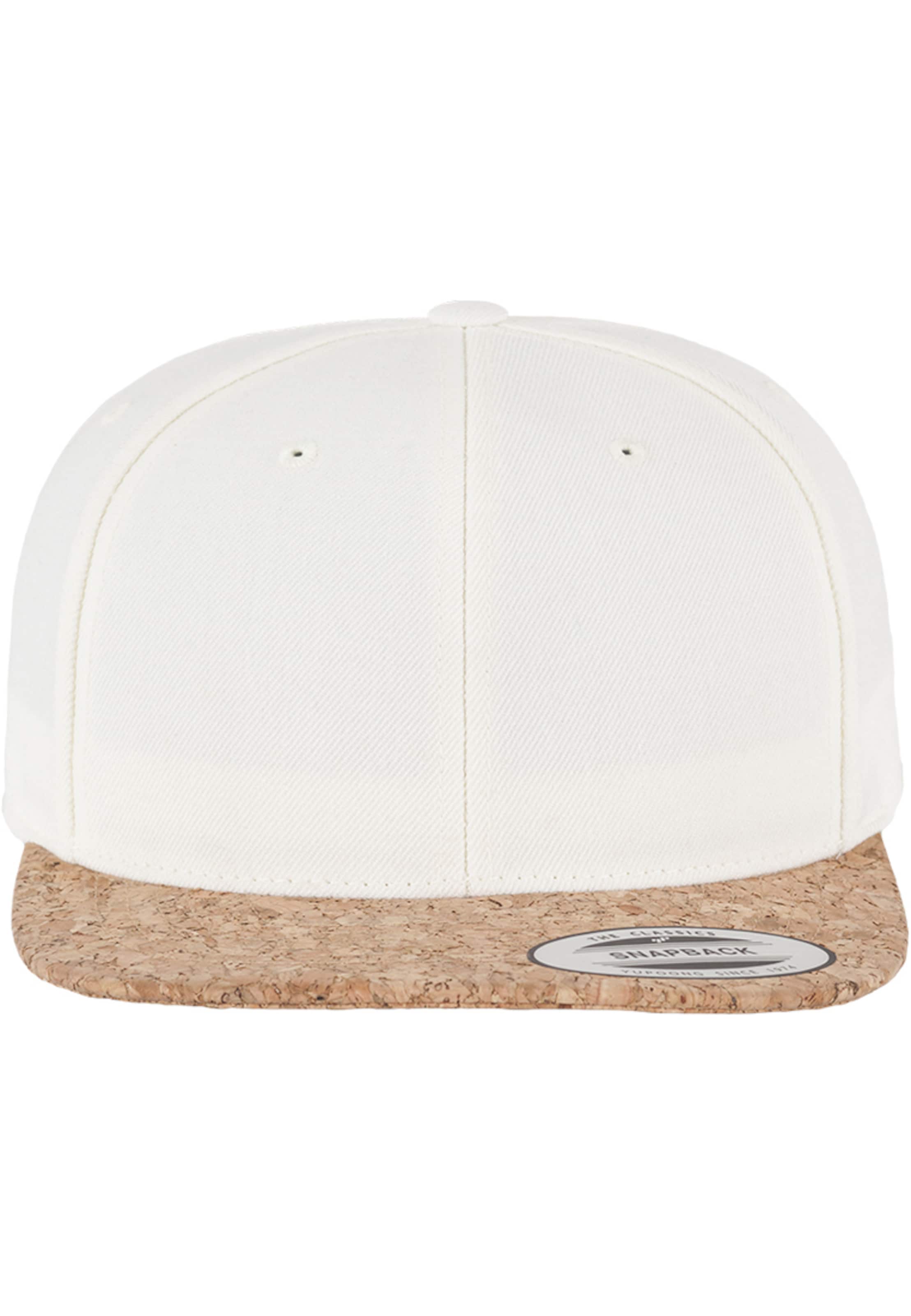 Casquette 'Cork' Flexfit en blanc : devant