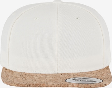 Cappello da baseball 'Cork' di Flexfit in bianco: frontale