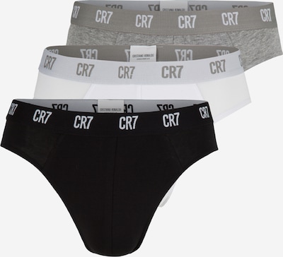 CR7 - Cristiano Ronaldo Slip in graumeliert / schwarz / weiß, Produktansicht