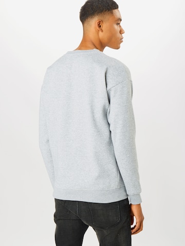 Mister Tee Sweatshirt 'Embossed NASA Worm' in Grey