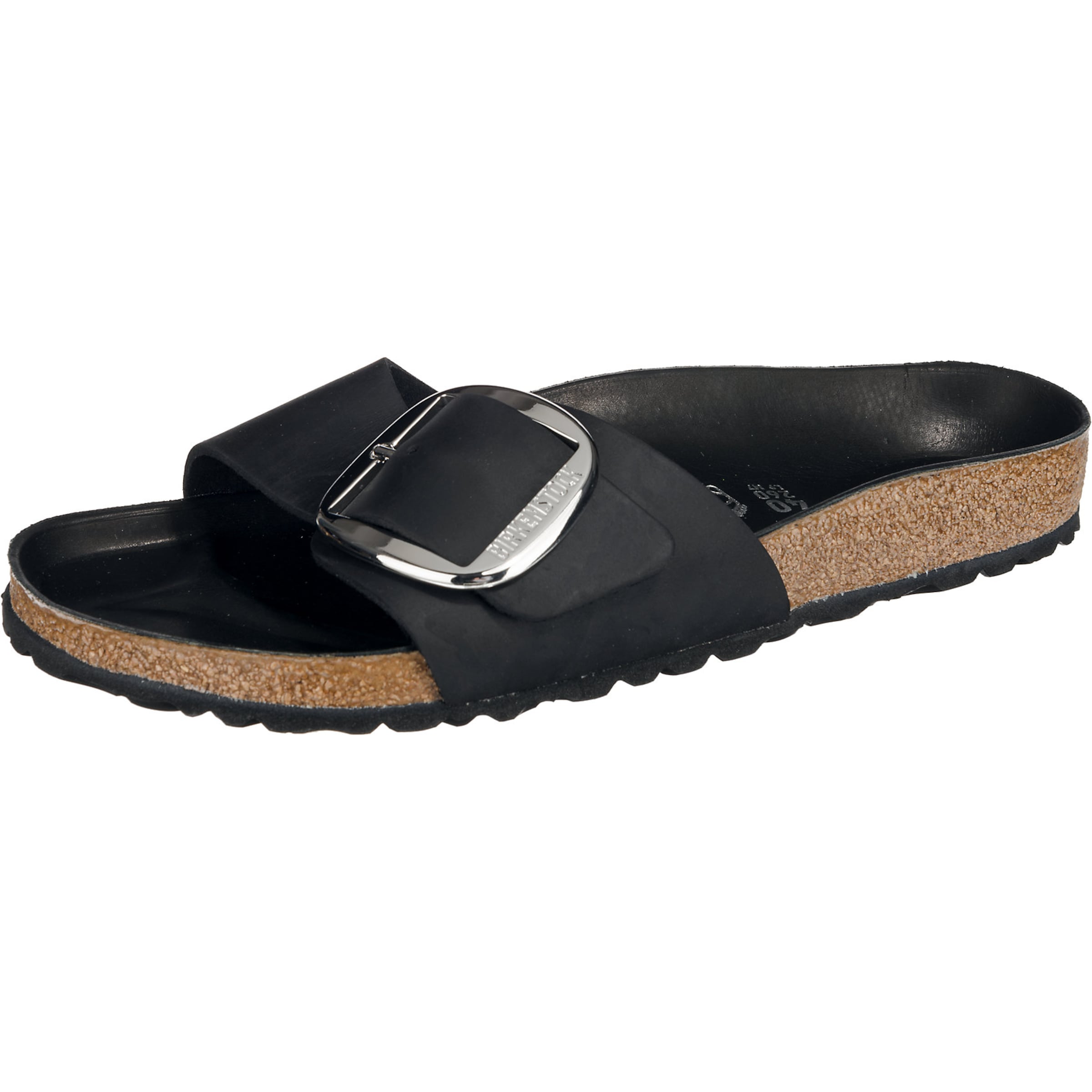 BIRKENSTOCK Pantolette 'Madrid' in Schwarz: Vorderseite