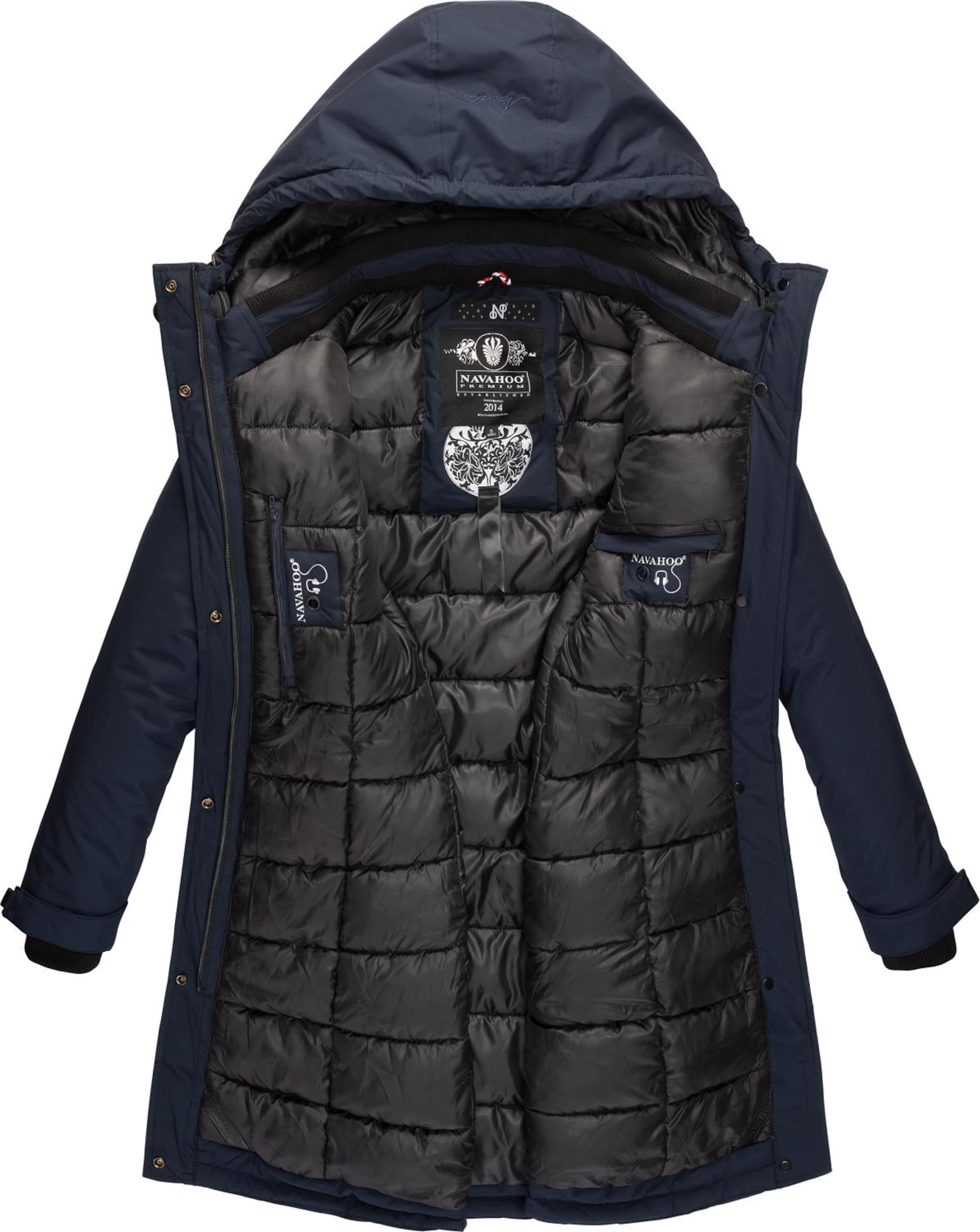 NAVAHOO Zimný kabát - Modrá