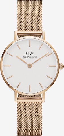 Daniel Wellington Analógové hodinky 'Petite Melrose RG White' - Zlatá: predná strana