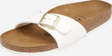 BIRKENSTOCK Mules 'Madrid' in White: front