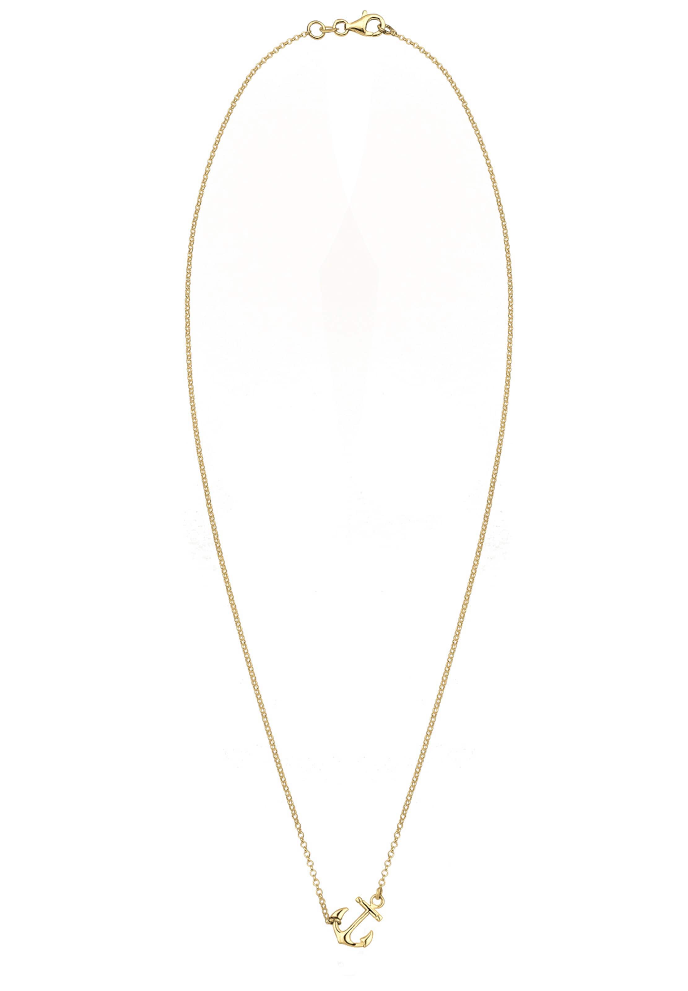 ELLI Necklace 'Anker' in Gold: front