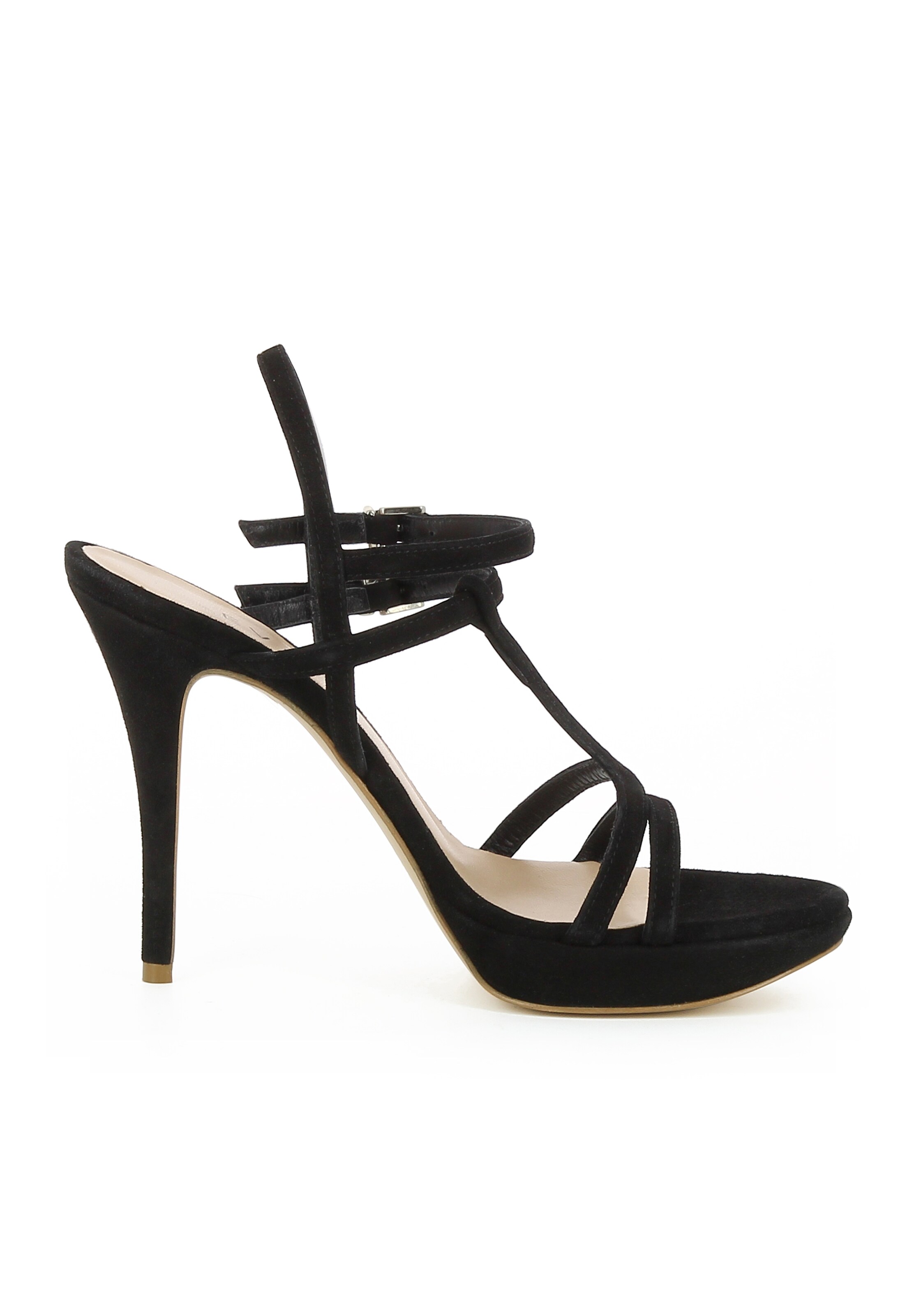 EVITA Sandalen met riem 'Valeria' in Zwart