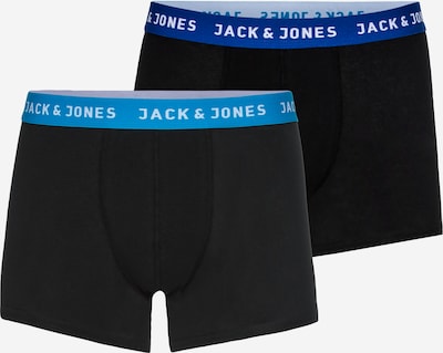 JACK & JONES Bokserishortsit 'Rich' värissä kuninkaallisen sininen / musta / valkoinen, Tuotenäkymä